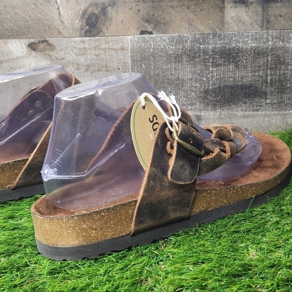 NEW WHITE MOUNTAIN CRAWFORD FOOTBED SANDALS - Picture 5 of 12